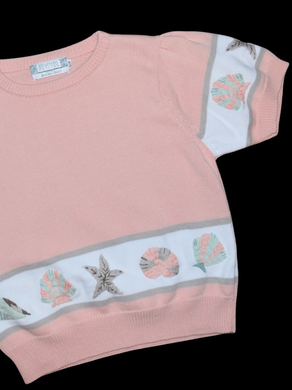 Vintage Short Sleeve Sweater